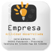 Logotipo con datos de empresa