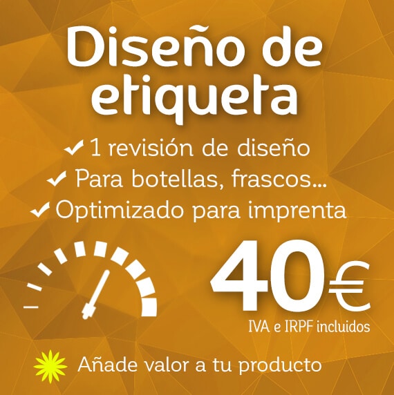 Diseño de etiquetas 40€ - Logocrea® | Diseño de diseño y diseño web