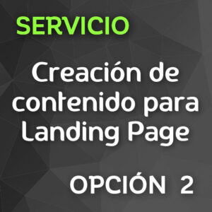 Creación de contenido para Landing Page de Logocrea®