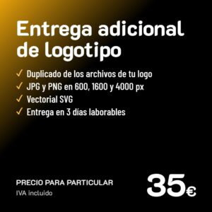 Entrega adicional de logotipo · Particular