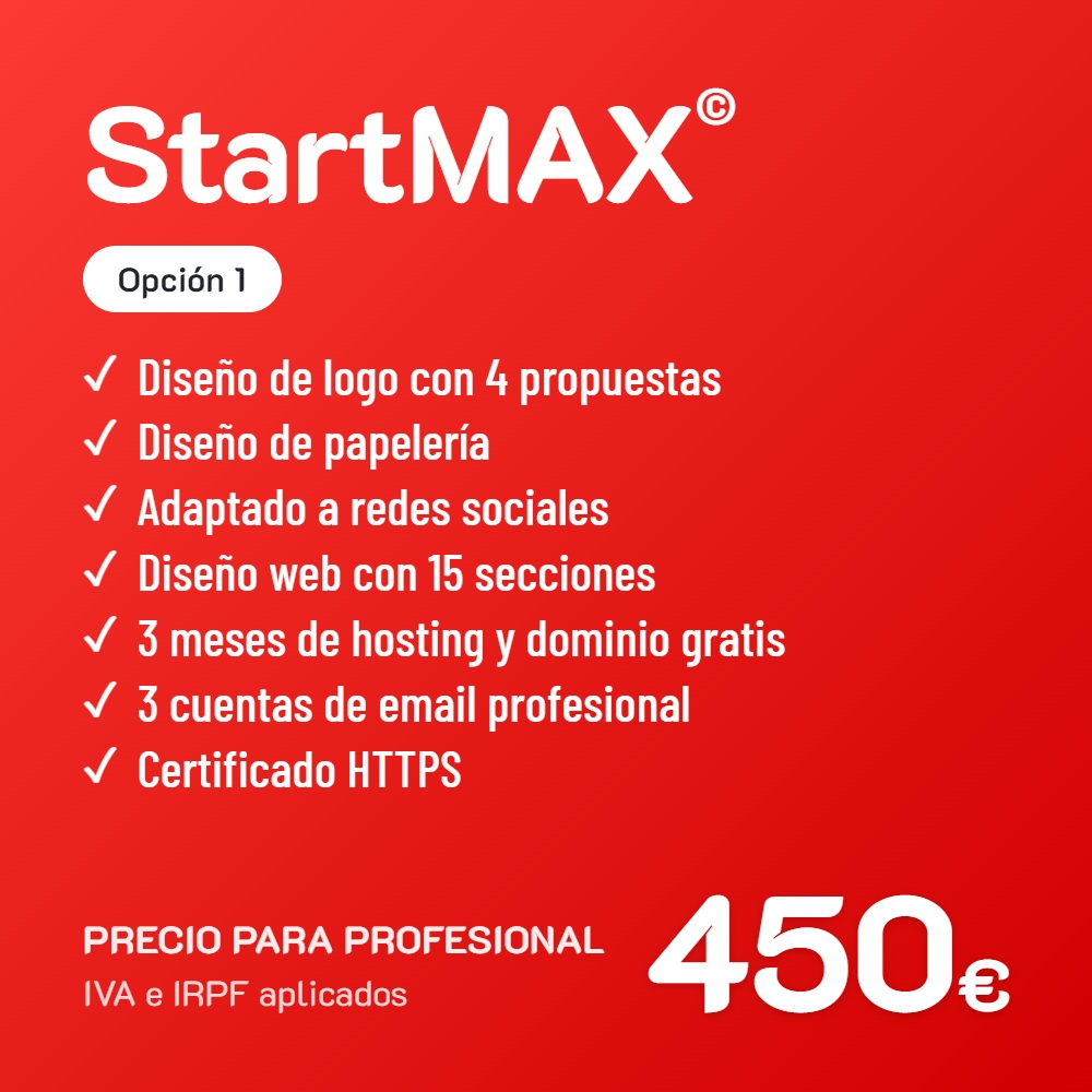 StartMAX© Opción 1 · Profesional