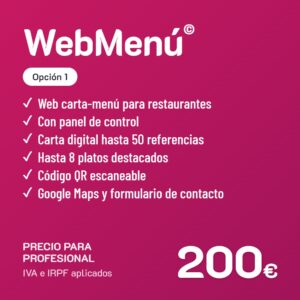 WebMenú© Opción 1 · Profesional