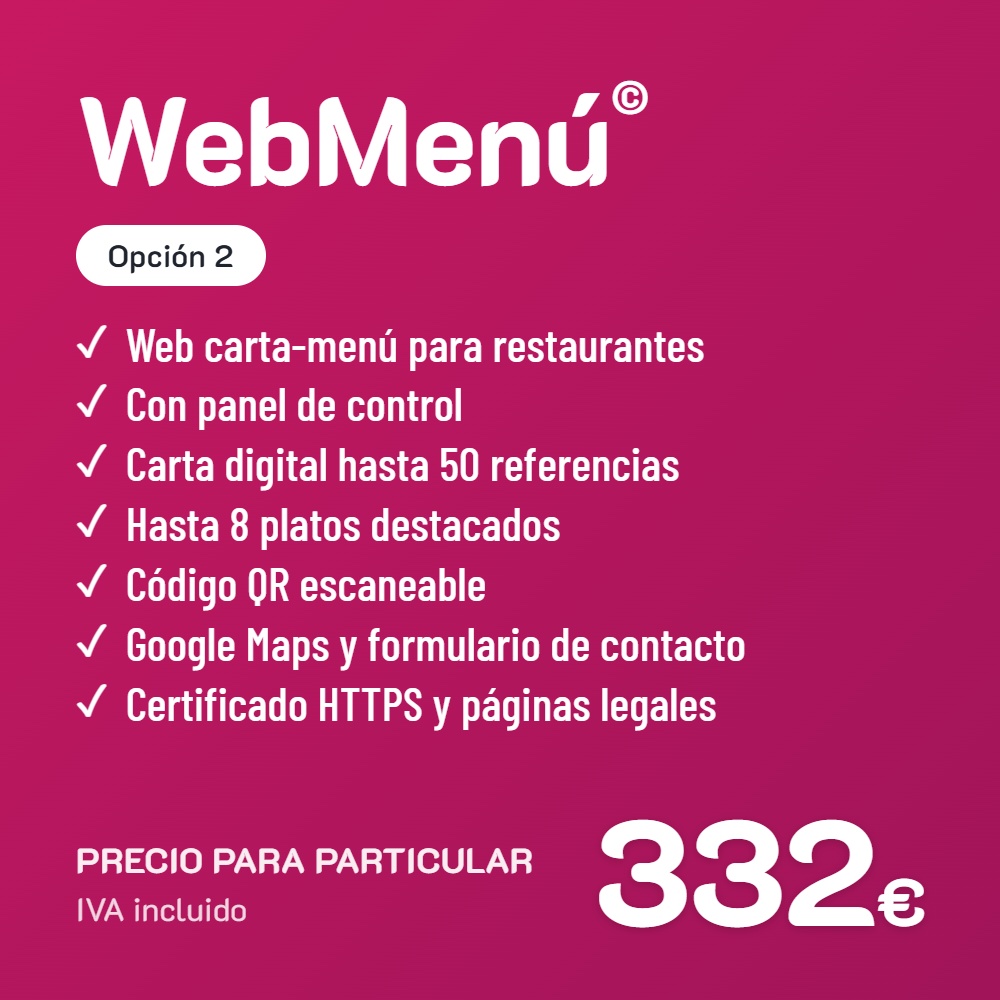 WebMenú© Opción 2 · Particular