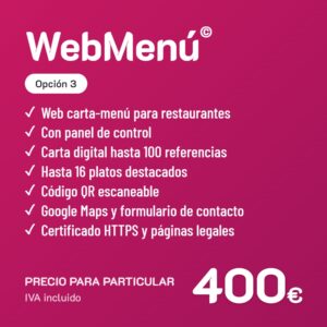 WebMenú© Opción 3 · Particular