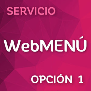 WebMENÚ. Diseño de menú digital de Logocrea®