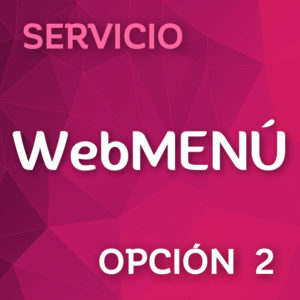 WebMENÚ. Diseño de menú digital de Logocrea®