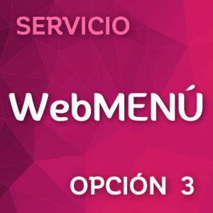 WebMENÚ. Diseño de menú digital de Logocrea®