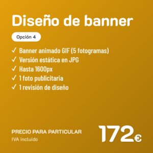 Diseño de banner Opción 4 · Particular