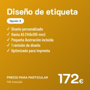 Diseño de etiqueta Opción 3 · Particular