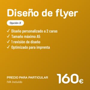 Diseño de flyer Opción 2 · Particular