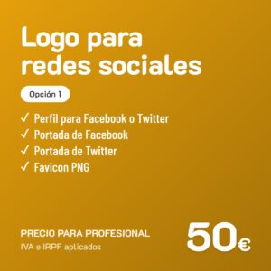 Adaptación de logotipo a redes sociales Opción 1 · Profesional