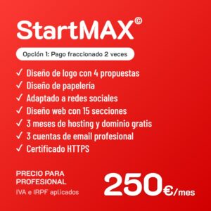 StartMAX© Opción 1 · Profesional · Pago fraccionado