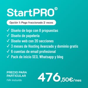 StartPRO© Opción 1 · Particular · Pago fraccionado