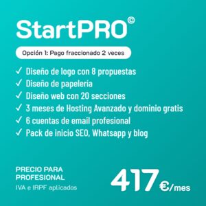 StartPRO© Opción 1 · Profesional · Pago fraccionado