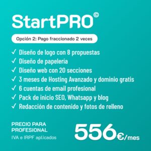 StartPRO© Opción 2 · Profesional · Pago fraccionado