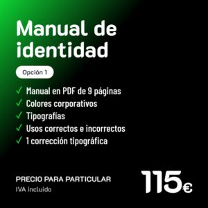 Manual de identidad corporativa Opción 1 · Particular