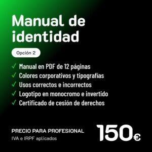 Manual de identidad corporativa Opción 2 · Profesional