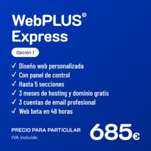 WebPLUS© Express Opción 1 · Particular