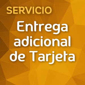 Entrega adicional de tarjeta. Logocrea®