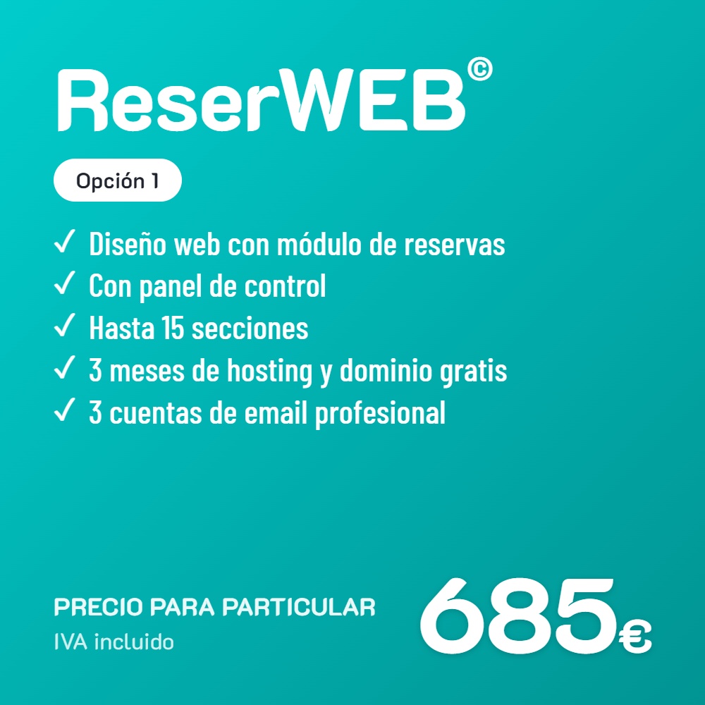 ReserWEB© Opción 1 · Particular