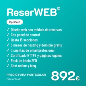 ReserWEB© Opción 3 · Particular