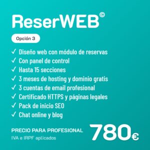 ReserWEB© Opción 3 · Profesional