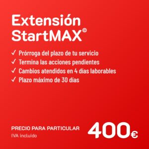 Extensión de servicio StartMAX© · Particular