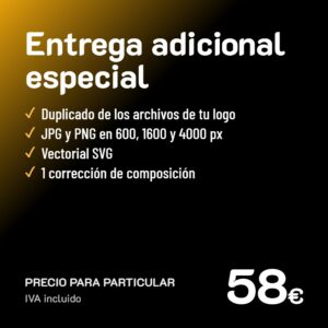 Entrega adicional especial de logotipo · Particular