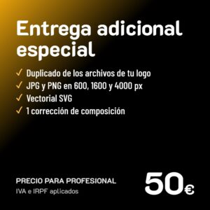 Entrega adicional especial de logotipo · Profesional