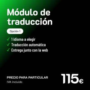 Módulo de traducción Opción 1 · Particular