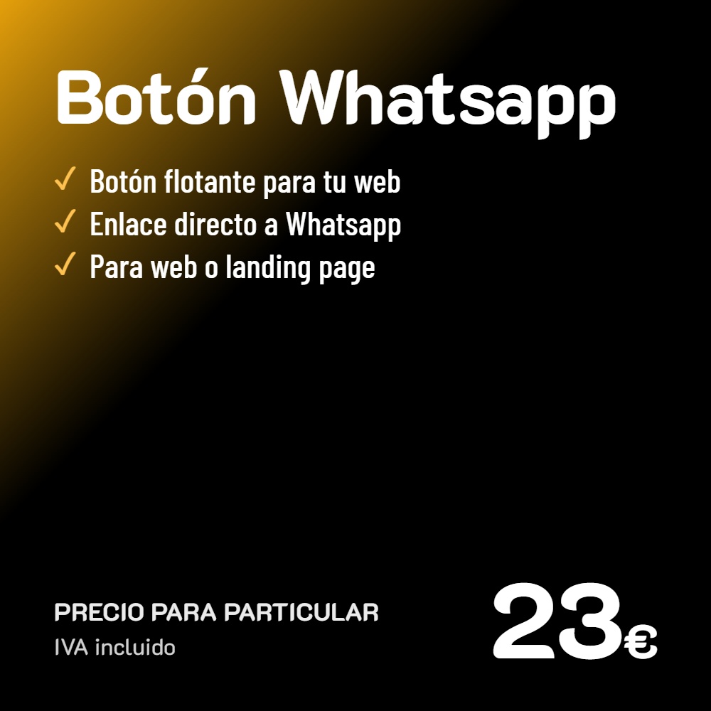 Botón Whatsapp para página web · Particular