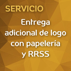 Entrega adicional de logo con papelería y RRSS. Diseño de Logocrea®