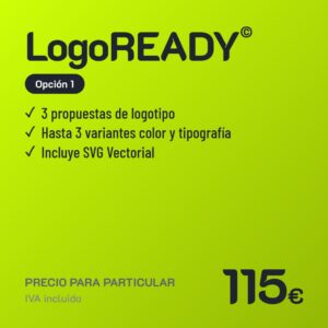 Diseño de logotipo LogoREADY (Opción 1) para particular - 115EUR.