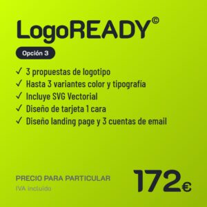 Diseño de logotipo LogoREADY (Opción 3) para particular - 172EUR.