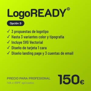 Diseño de logotipo LogoREADY (Opción 3) para profesional - 150EUR.