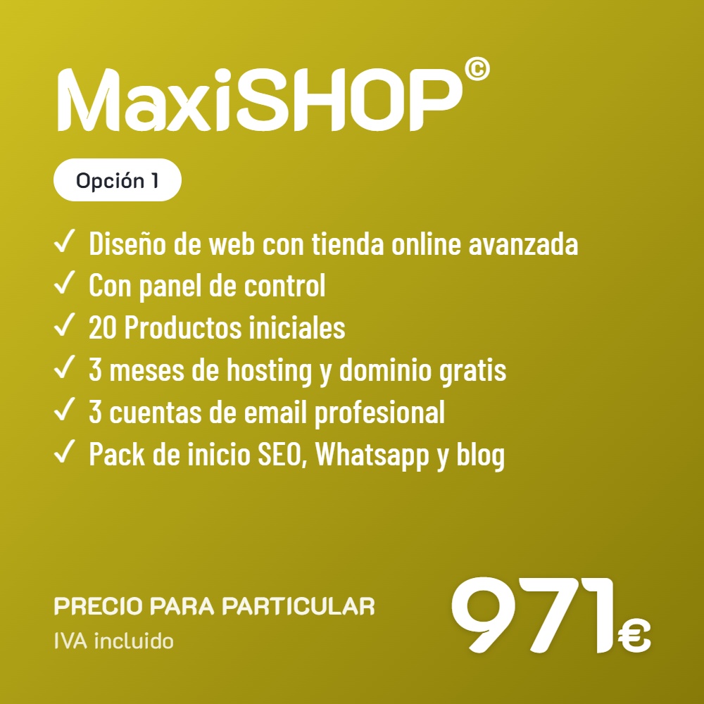 Maxishop opcion 1 particular