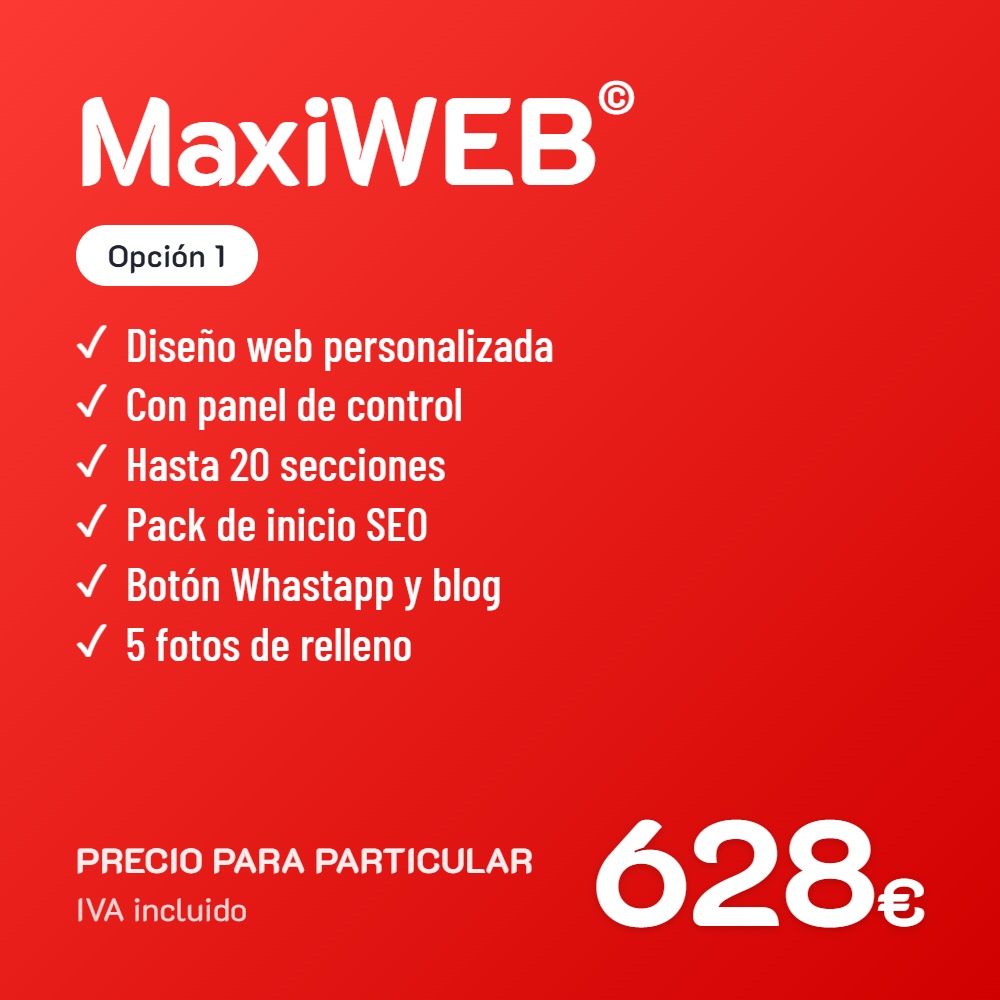 Maxiweb opcion 1 particular