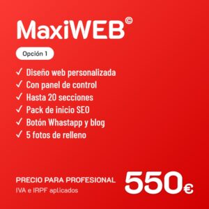 Maxiweb opcion 1 profesional