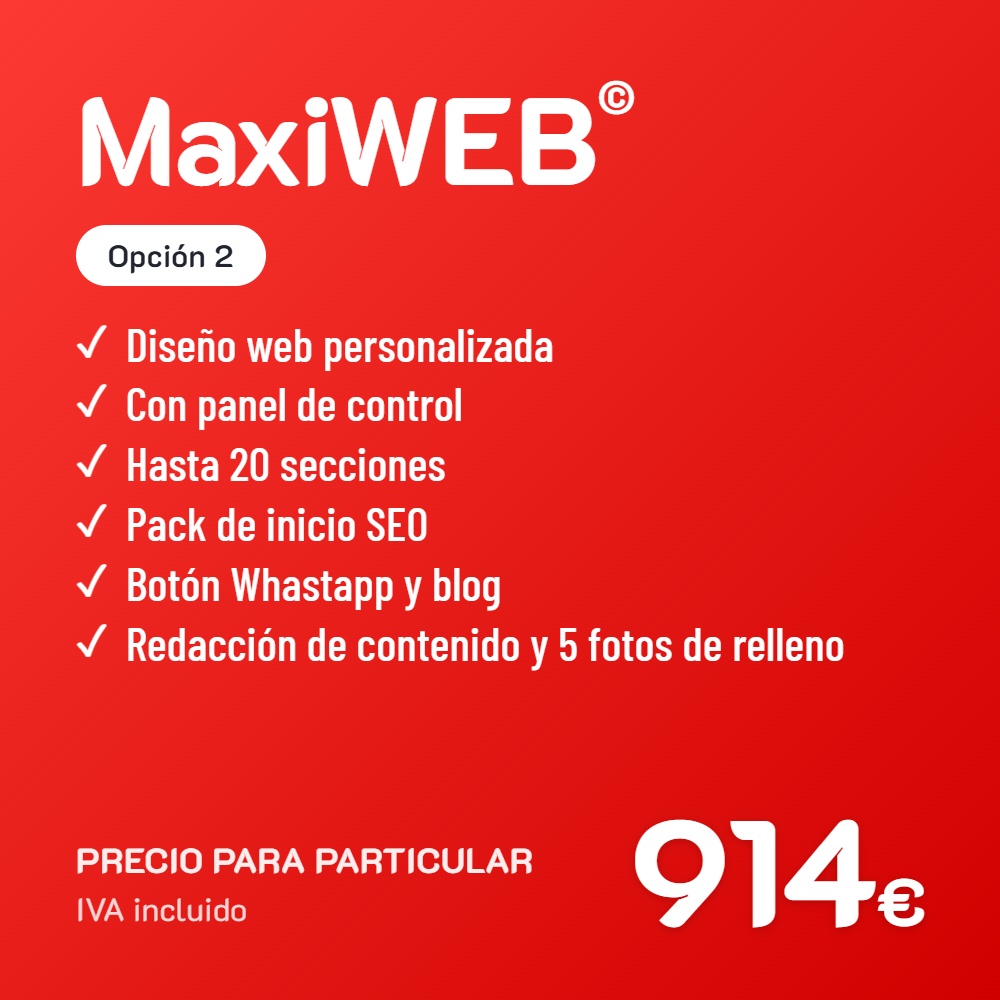 Maxiweb opcion 2 particular