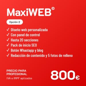 Maxiweb opcion 2 profesional