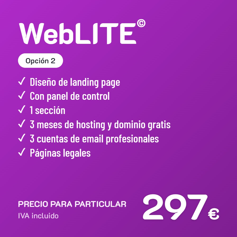 Weblite opcion 2 particular