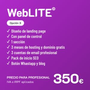 Weblite opcion 3 profesional