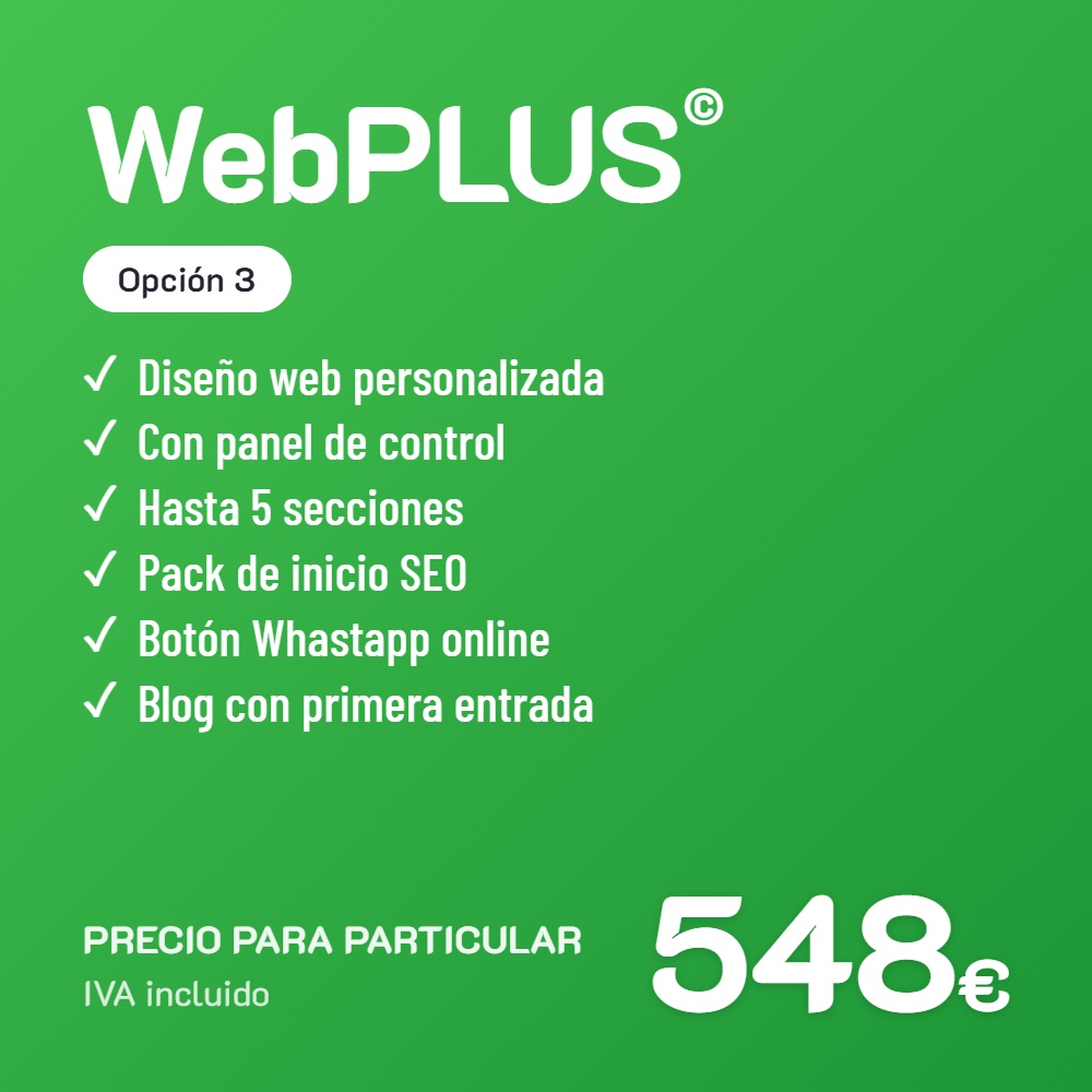 Webplus opcion 3 particular