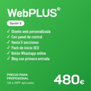 Webplus opcion 3 profesional