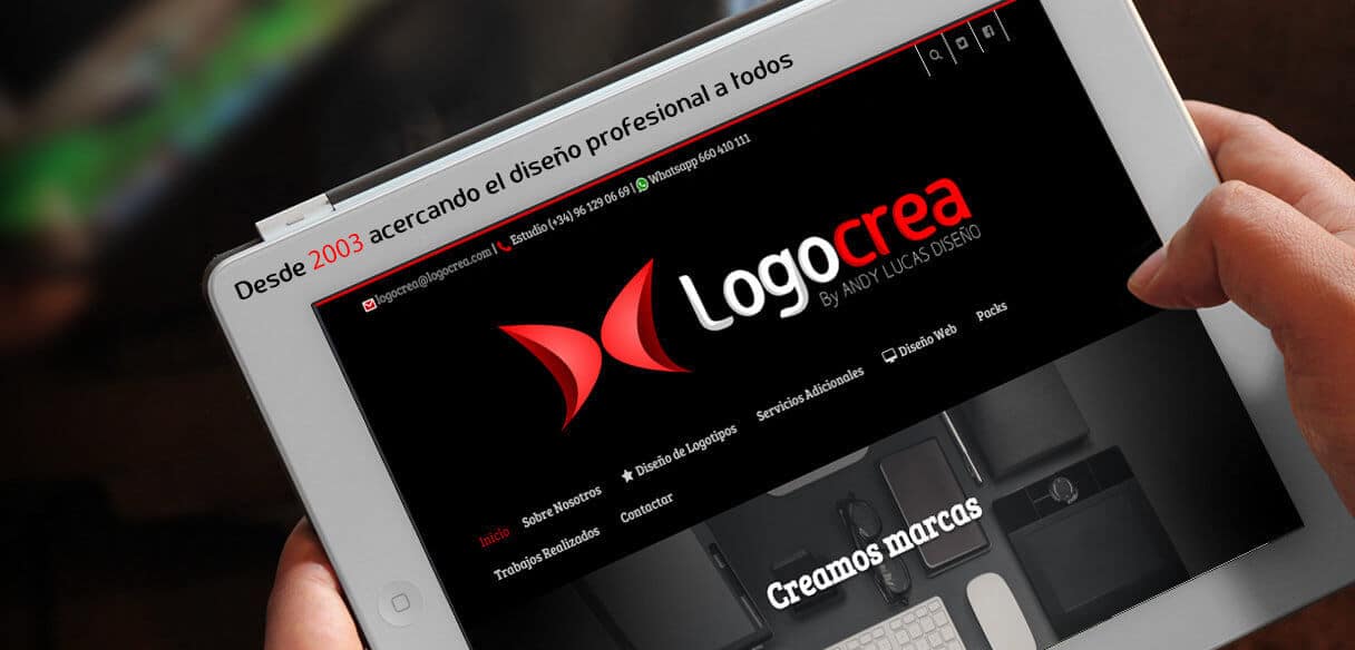 Diseñador de logotipos para empresas. Logocrea