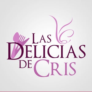 Las Delicias De Cris. Diseño de logotipos Logocrea®