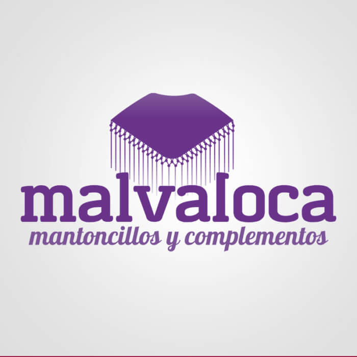 Malvaloca. Diseño de logotipos Logocrea®