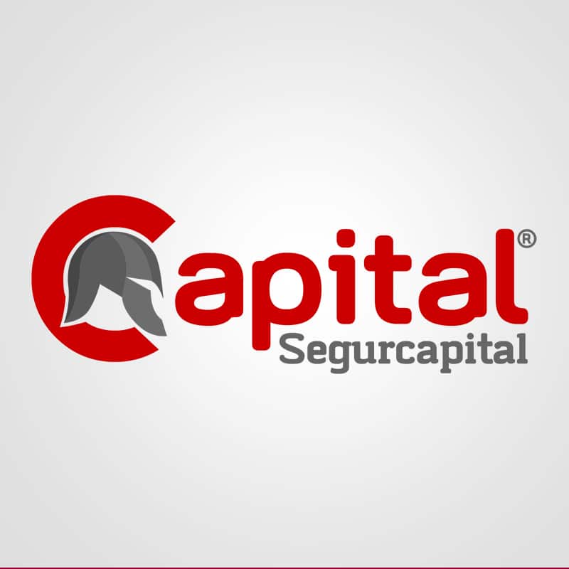 Diseño de logotipo para la marca Capital Segurcapital. Diseño de logotipos Logocrea®
