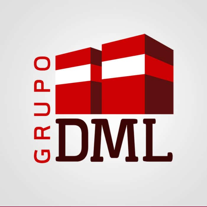Diseño de logotipo para la marca Grupo DML