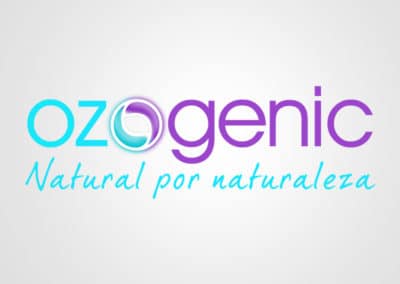 Diseño de logotipo para la marca Ozogenic. Diseño de logotipos Logocrea®